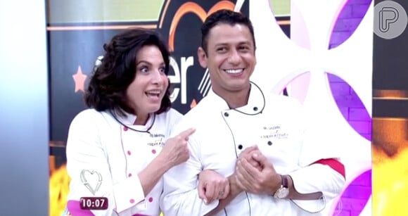 Totia está na Panela de Pressão do 'Super Chef Celebridades' junto com MC Leozinho