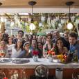 A gravação da inauguração do restaurante contou com 40 atores do elenco, 60 figurantes e 100 pessoas da equipe de produção da novela 'I Love Paraisópolis'