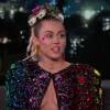 Miley Cyrus foi entrevistada por Jimmy Kimmel nesta quarta-feira, 26 de agosto de 2015