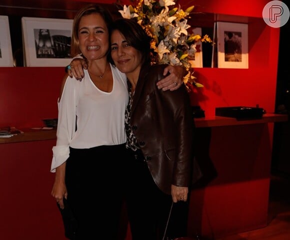 Adriana Esteves e Gloria Pires mostraram que são inimigas apenas quando estavam gravando a novela