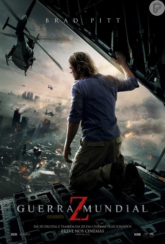 Brad Pitt lançou recentemente o filme 'Guerra Mundial Z'