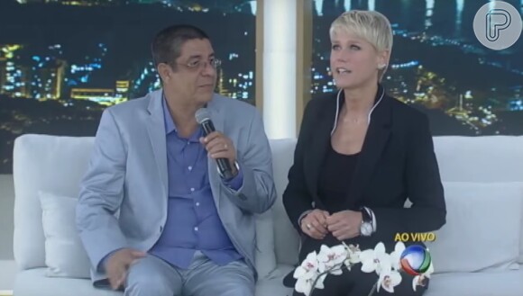Zeca Pagodinho participou do 'Programa Xuxa Meneghel' nesta segunda-feira, 31 de agosto de 2015