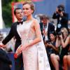 Diane Kruger escolheu um vestido Prada para prestigiar a première do filme 'Evereste', no primeiro dia da 72ª edição do Festival de Veneza, nesta quarta-feira, 2 de setembro de 2015