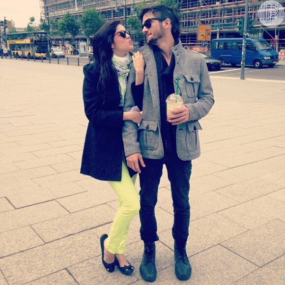 Fiuk e Sophia Abrahão visitaram também Berlim, na Alemanha, no primeiro semestre de 2013
