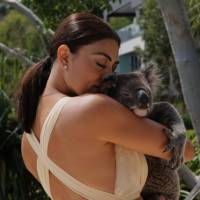 Juliana Paes grava 'Totalmente Demais' na Austrália e se derrete por coala