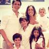 Márcio Garcia é casado há 15 com a nutricionista Andrea Santa Rosa, com quem tem quatro filhos: Pedro, de 11 anos, Nina, de 9, e Felipe, de 6, e João, de 1 ano e meio