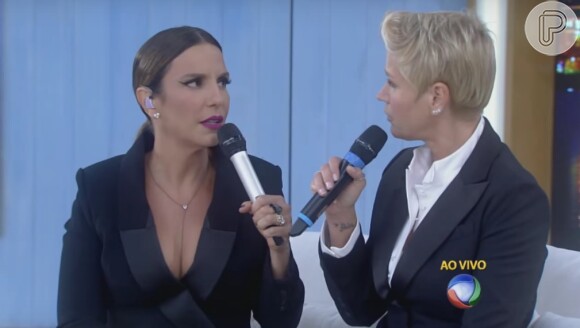 Xuxa e Ivete Sangalo mostraram desenvoltura ao responderem a pergunta sobre o romance entre as duas