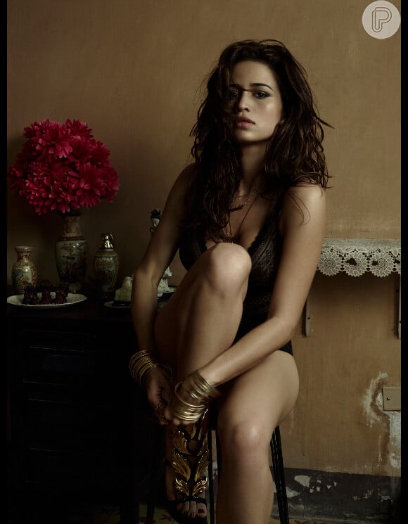 'Playboy' divulga foto de Nanda Costa no ensaio sensual que chegará às bancas no mês de agosto. A imagem foi divulgada em 25 de julho de 2013