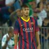 Neymar estreou no Barcelona no dia 30 de julho de 2013 contra o Lechia Gdansk, na Polônia