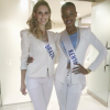 Isis Stocco fez amizade com a miss Quênia, que ficou em terceiro lugar no Miss Beleza Internacional