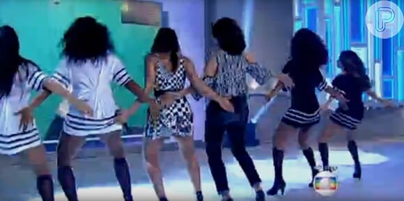 Fátima Bernardes fez ao lado de Anitta cada passo de 'Bang', novo sucesso da cantora
