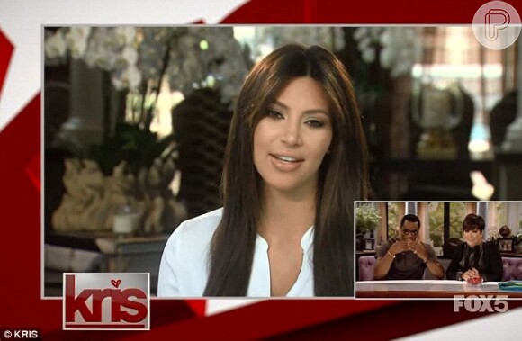 Kim Kardashian fez declaração parabelizando a mãe pelo programa 'The Kris Jenner Show'