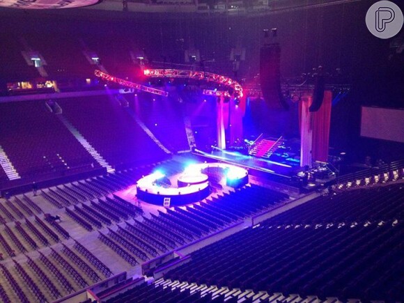 Este e o palco da 'Stars Dance World Tour', que começará nesta semana no Canadá e depois fará mais 57 shows até o final de novembro deste ano