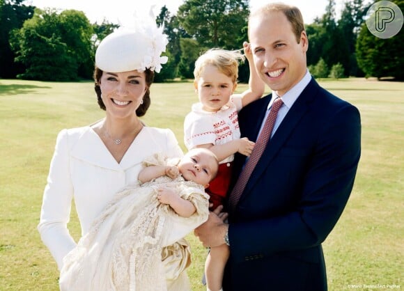 Kate Middleton e príncipe William são pais de George, de 2 anos, e Charlotte, de 6 meses