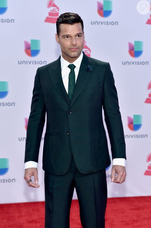 Ricky Martin também esteve presente na premiação