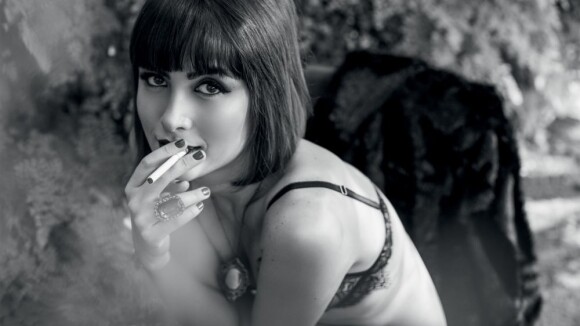 Maria Casadevall posa de lingerie para a revista 'Playboy'