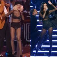 Selena Gomez canta no AMA com look usado por Christina Aguilera no 'The Voice'