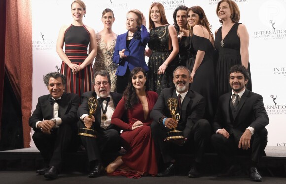 A TV Globo conquistou dois prêmios no 43º Emmy Internacional, em cerimônia realizada nesta segunda-feira, 23 de novembro de 2015, em Nova York, nos Estados Unidos