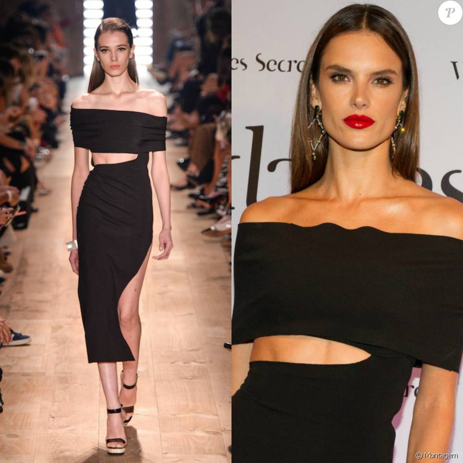 vestido animale preto e branco