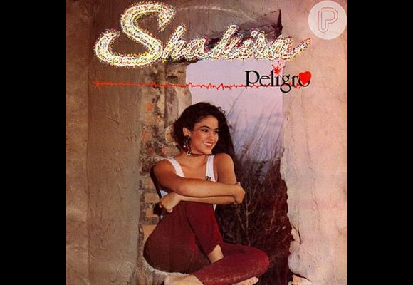 Shakira na capa de seu segundo disco, 'Peligro' (1993)