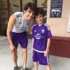 Kaká aparece em uma foto com o irmão mais novo de Vanessa Ribeiro em Orlando