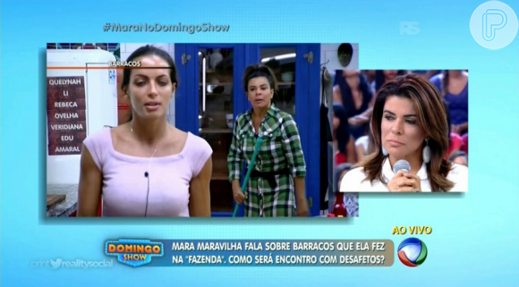 Mara Maravilha se envolveu em várias polêmicas no reality show 'A Fazenda 8'