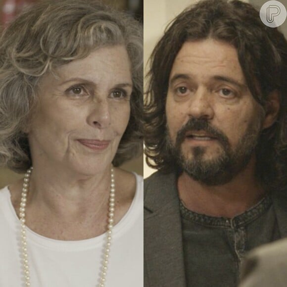 Bernardo (Felipe Camargo) vai descobrir que é filho do ex-marido de Vitória (Irene Ravache) nos próximos capítulos de 'Além do Tempo', da Rede Globo