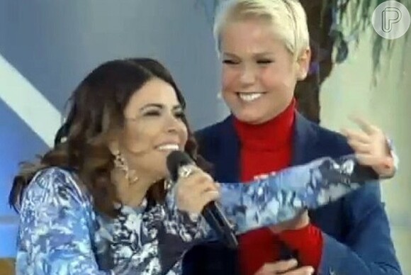 Mara Maravilha já participou do programa Xuxa Meneghel, dando fim a boatos de rivalidade