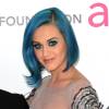A cantora Katy Perry já teve os fios azuis