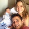 Fernanda Gentil deu à luz Gabriel, seu primeiro filho, em 28 de agosto de 2015