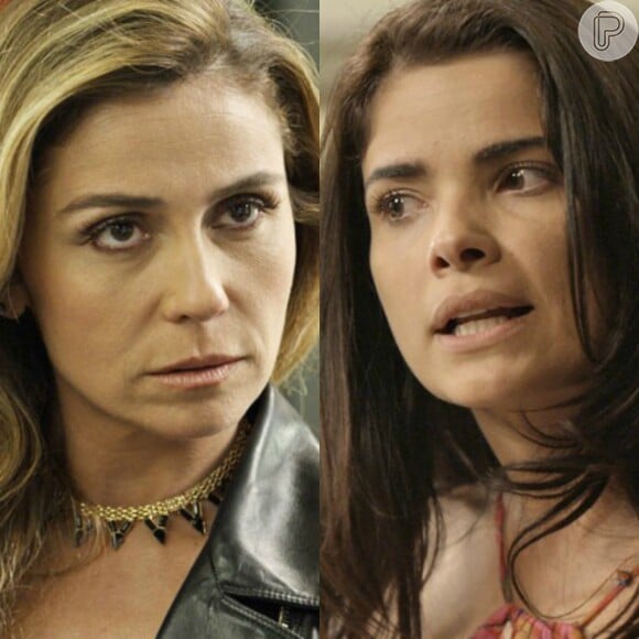 Tóia (Vanessa Giácomo) e Atena (Giovanna Antonelli) são capturadas pela facção, na novela 'A Regra do Jogo'