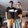 Aline Gotschalg e Fernando Medeiros participaram do 'Fashion Runway', realizado na noite de sábado (6), no Rio de Janeiro