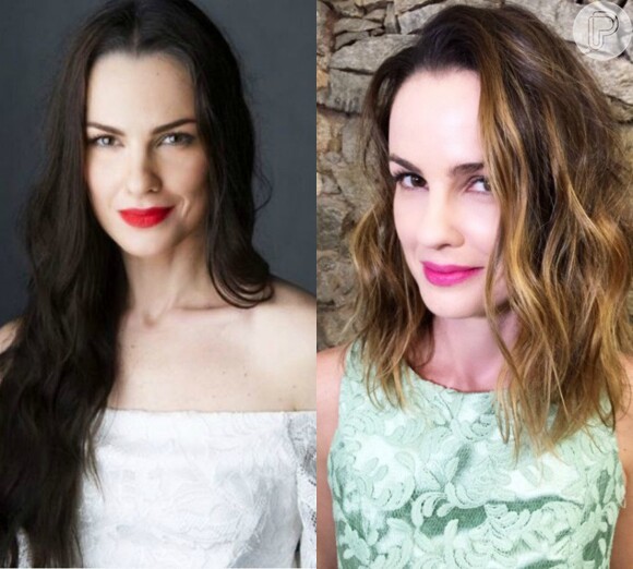 Carolina Kasting clareou os cabelos para a segunda fase da novela 'Além do Tempo'