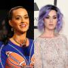 Katy Perry apareceu com os cabelos lilás e curtos no Grammy Awards 2015, em fevereiro