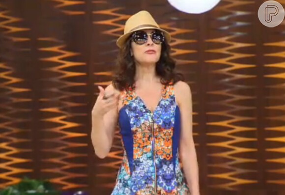 Ana Paula Padrão surpreendeu ao aparecer de óculos escuros no 'MasterChef Júnior'