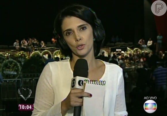 Renata Costa, repórter da afiliada da TV Globo em Goiás, também cometeu gafe na cobertura da morte de Cristiano Araújo. Ao falar no anel de compromisso de Allana Moraes, namorada do sertanejo, ela disparou: 'A Alana disse que tinha que ser igualzinho, porque me apaixonei por aquele anal'