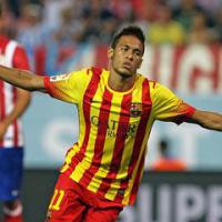 Neymar lamenta não ter jogado com Messi na partida em que marcou seu 1° gol