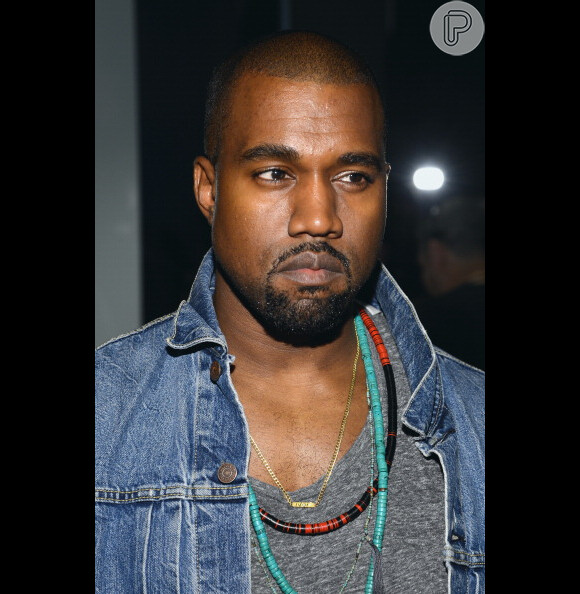Kanye West é pai de North West, fruto de seu relacionamento com Kim Kardashian