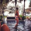 Sophia Mattar exibe o corpo em forma de biquíni durante viagem à Tailândia