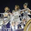 Carnaval 2016: Zilu desfilou ao lado das filhas em carro alegórico da Imperatriz