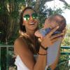 Flávia Sampaio usa as redes sociais para compartilhar momentos com o primogênito
