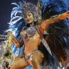 Gracyanne Barbosa desfilou pela Portela, no Carnaval do Rio, na madrugada desta terça-feira, 9 de fevereiro de 2016