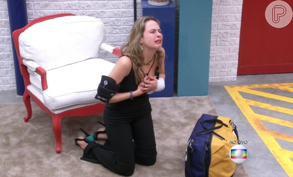 Ana Paula se descontrolou ao saber que não foi eliminada do 'BBB16'