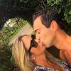 Ticiane Pinheiro beija Cesar Tralli durante viagem romântica a Campos do Jordão, em 13 de fevereiro de 2016