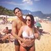 Micael Borges, ex namoradao de Sophia Abrahão, vai ser papai. O ator publicou uma foto segurando a barriga da namorada em 16 de setembro de 2013