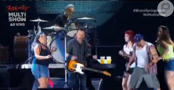Bruce Springsteen fez festa com os fãs no Palco Mundo
