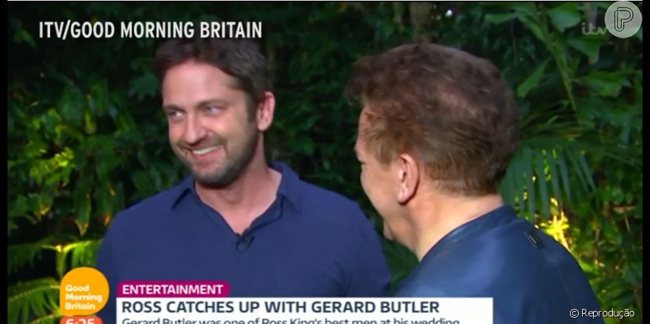   Gerard Butler e  Ross King   são amigos. Butler foi padrinho de casamento do jornalista 