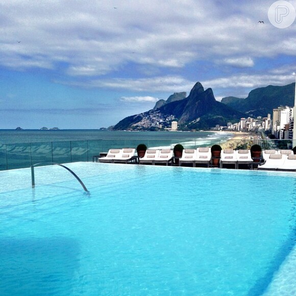 Izabel Goulart publica foto da vista do Rio de Janeiro