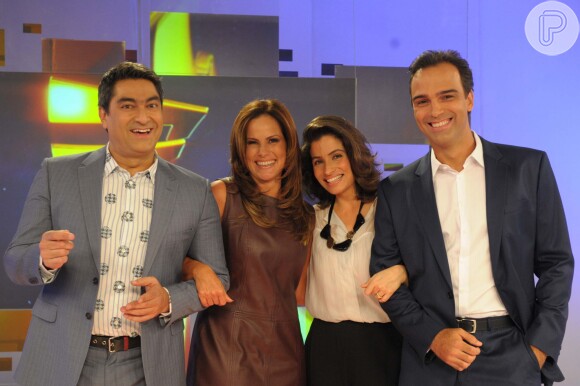 Zeca Camargo e Renata Ceribelli se despediram do 'Fantástico' na noite deste domingo, 29 de setembro de 2013