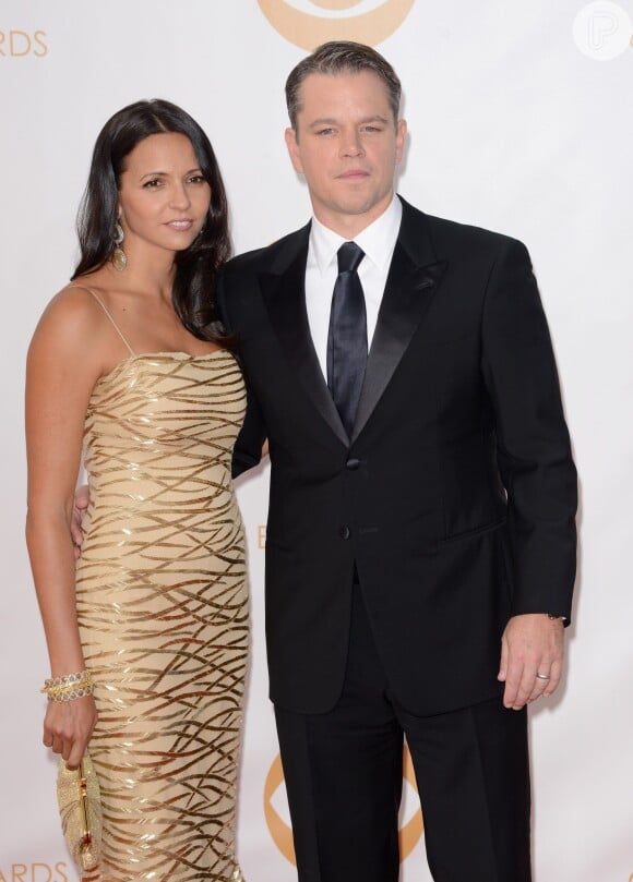 Matt Damon é casado com Luciana Barroso desde 2005